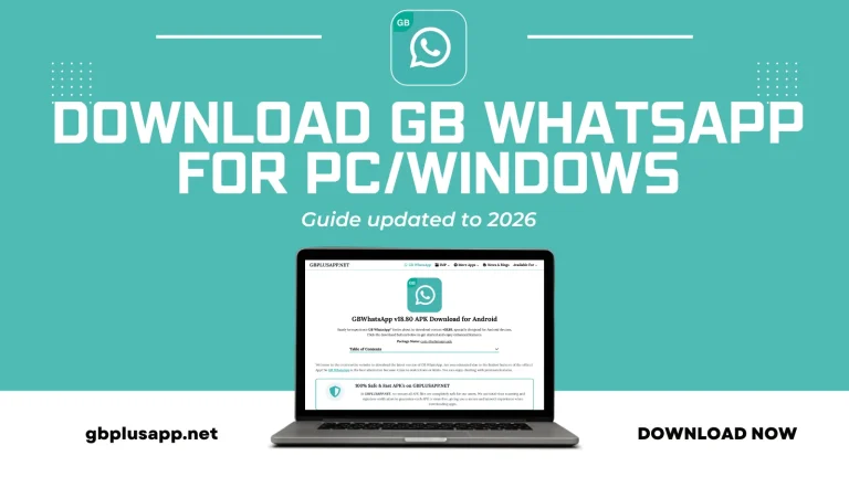 GB WhatsApp for PC/Windows