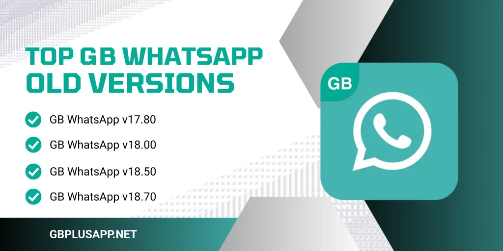 Top GB WhatsApp Old Versions